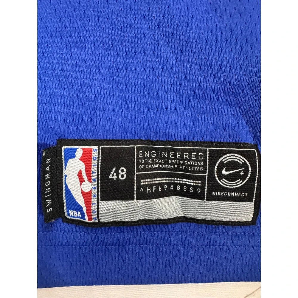 Nike New York Knicks Kristaps Porzingis Jersey Mens 48 Large Blue NBA Swingman